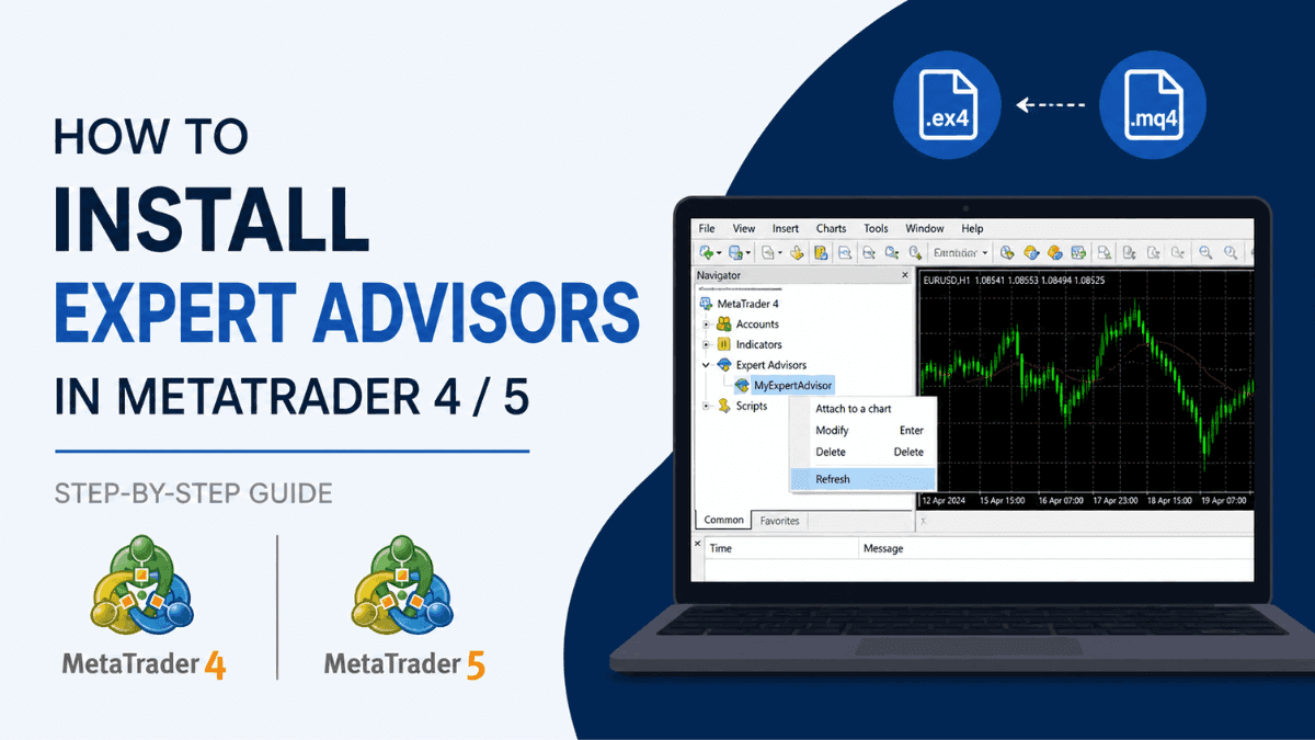 How to Install Expert Advisors in Metrader 4 & 5